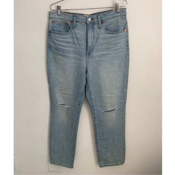 Madewell The High Rise Slim Crop BoyJean NWT size 29‎ - Picture 1 of 7